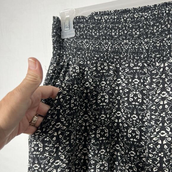 American Eagle Outfitters Flowy Floral Paisley Palazzo Pants Size M Pockets - Picture 6 of 7